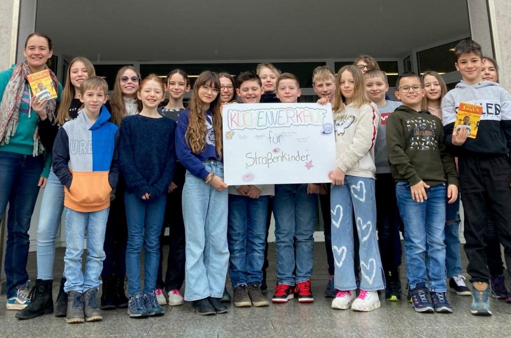 Die Schülerinnen und Schüler der Klasse 5B des Gymnasiums in Meßstetten